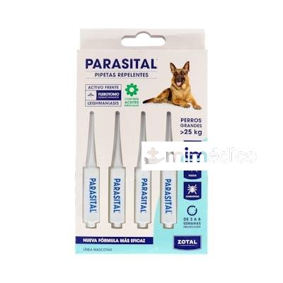 PARASITAL PIPETA ANTIPARASITARIO PERROS GRANDES ZOTAL VETERINARIA