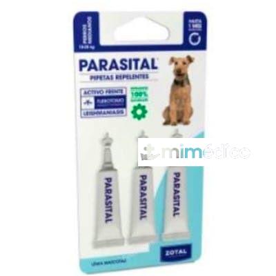 PARASITAL PIPETA ANTIPARASITARIO PERROS MEDIANOS ZOTAL VETERINARIA