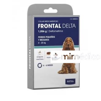FRONTAL DELTA COLLAR ANTIPARASITARIO PERRO 60CM ZOTAL VETERINARIA