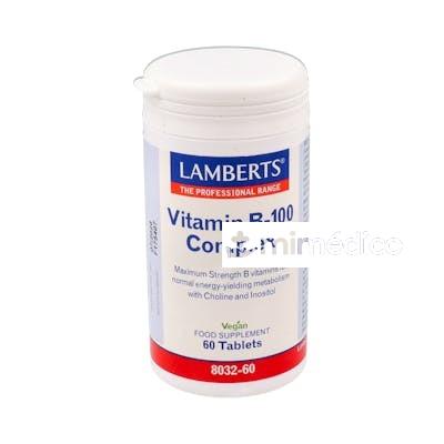 VITAMINA B-100 COMPLEX 60 COMP. LAMBERTS