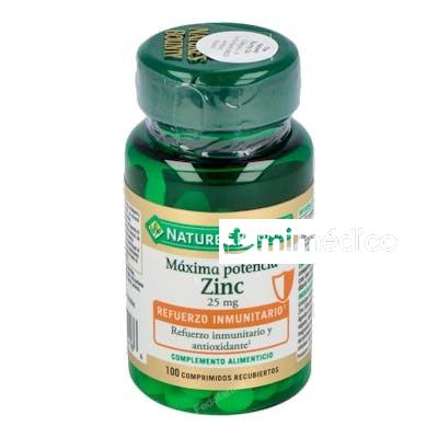 ZINC 25MG. 100COMP. NATURE`S BOUNTY