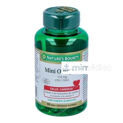 MINI OMEGA 3 450MG  EPA/DHA 60CAP. NATURE`S BOUNTY