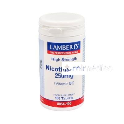 NICOTINAMIDA 250 MG. 100 COMP. LAMBERTS