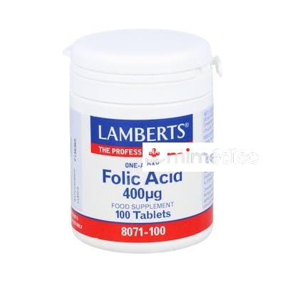 ACIDO FOLICO 400 MCG. 100 CAP. LAMBERTS