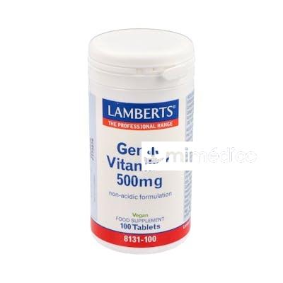 GENTLE VITAMINA C 500 MG.(NO ACIDA) 100 COMP. LAMBERTS