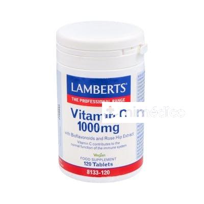 VITAMINA C 1000MG. CON BIOFLAVONOIDES 120COMP. LAMBERTS