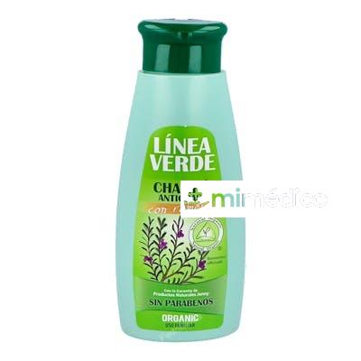 CHAMPU ANTIGRASA CON ROMERO 400ML. LINEA VERDE