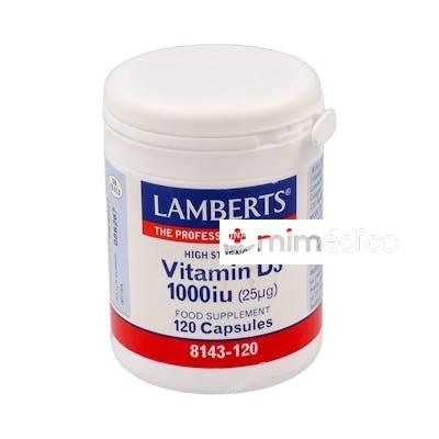 VITAMINA D3 1000UI 120CAP. LAMBERTS