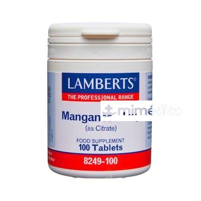 MANGANESO CITRATO 4MG. 100 CAP. LAMBERTS