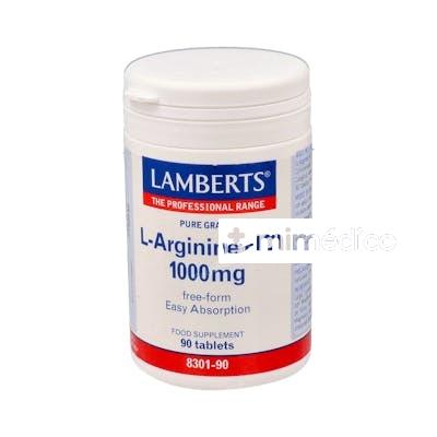 L-ARGININA 1000MG. 90COMP. LAMBERTS