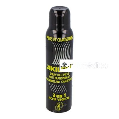 SPRAY PIES Y CALZADO (NEGRO ) 3 EN 1 150GR. AKILEINE