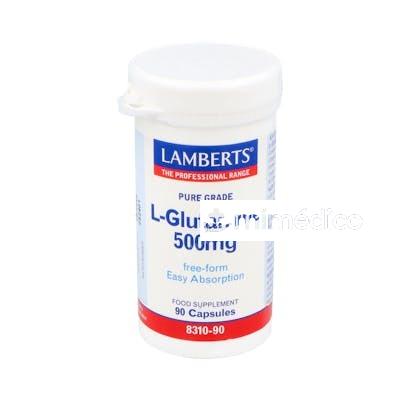 L-GLUTAMINA 500 MG. 90 CAP. LAMBERTS