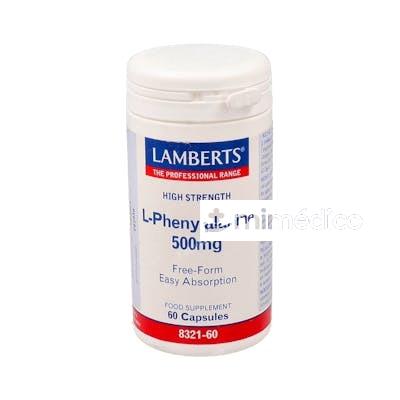 L-FENILALANINA 500 MG. 60 CAP. LAMBERTS