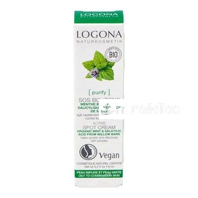 STICK STOP GRANOS MENTA 6ML. LOGONA