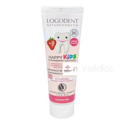 DENTIFRICO NINOS FRESA 50ML. LOGONA