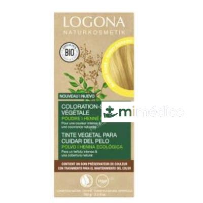 COLORANTE VEGETAL RUBIO DORADO 115GR. BIO VEGAN LOGONA