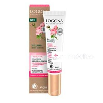 CONTORNO DE OJOS  SERUM-CREMA ROSAS 15ML.  BIO LOGONA