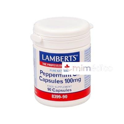 ACEITE DE HOJAS DE MENTA 100 MG. 90CAP. LAMBERTS