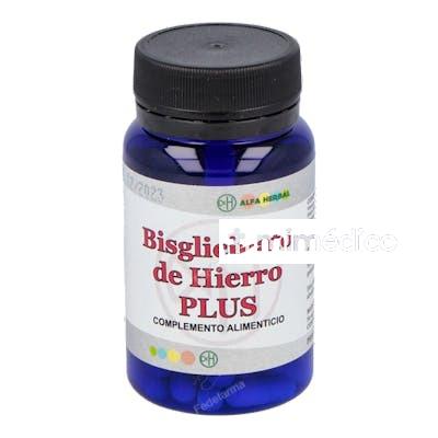 BISGLICINATO DE HIERRO PLUS 60CAP. ALFA HERBAL