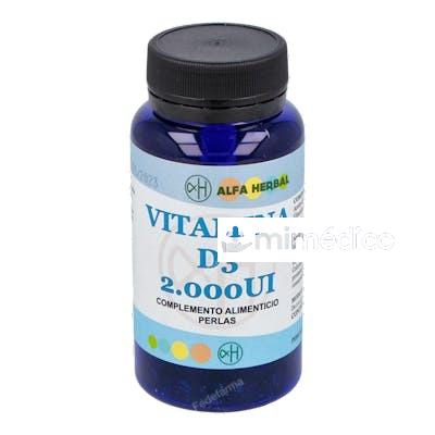 VITAMINA D3 2000UI 100PERLAS ALFA HERBAL