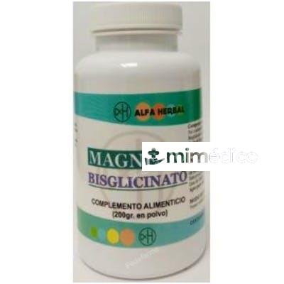 MAGNESIO BISGLICINATO POLVO 200GR. ALFA HERBAL