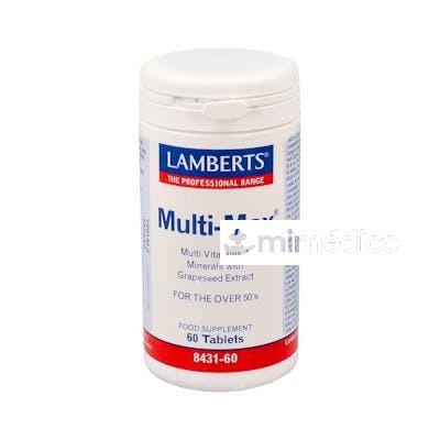 MULTI-MAX (VIT+MIN+AMIN) (1AL DIA) 60COMP. LAMBERTS