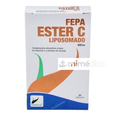 FEPA-ESTER C 800MG. LIPOSOMADO 20CAP. FEPA