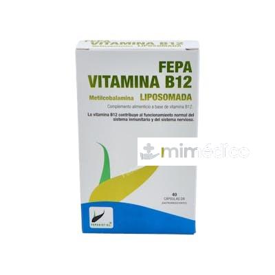 FEPA-VITAMINA B12 LIPOSOMADA 40CAP. FEPA