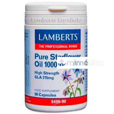 ACEITE DE BORRAJA PURO 1000MG(HIGH GLA215MG)90CAP. LAMBERTS