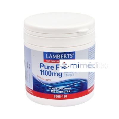 ACEITE DE PESCADO PURO-OMEGA 3 ALTA POT. 120PERLAS LAMBERTS