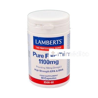 ACEITE DE PESCADO PURO-OMEGA 3 ALTA POT. 60PERLA LAMBERTS