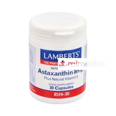 ASTAXANTINA 8MG. CON VIT. E 30CAP. LAMBERTS