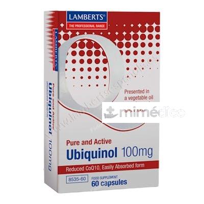 UBIQUINOL 100MG. 60CAP. LAMBERTS