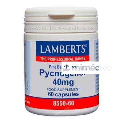 PYCNOGENOL 40 MG.(EXTRACTO DE PINO BARK) 60 CAP. LAMBERTS