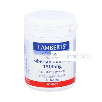 GINSENG SIBERIANO 1.500MG. 60COMP. LAMBERTS