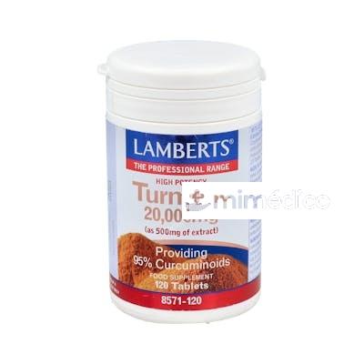 CURCUMA 20.000MG. (95% DE CURCUMINA) 120COMP. LAMBERTS