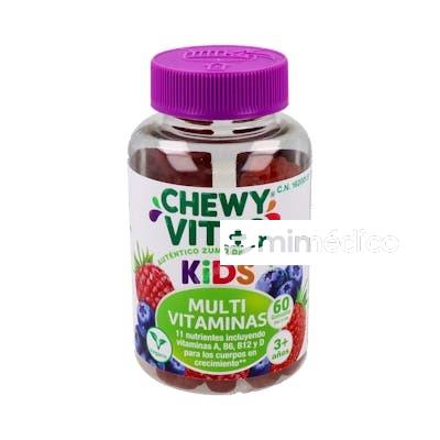 CHEWY VITES MULTIVITAMINAS PLUS INFANTIL 60UD. CHEWY VITES