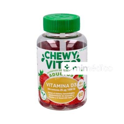 CHEWY VITES ADULTO VITAMINA D 60UD. CHEWY VITES