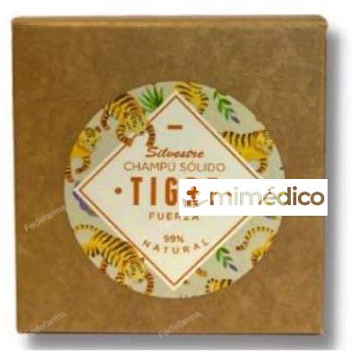 CHAMPU SOLIDO TIGRE FUERZA 80GR, ARMONIA