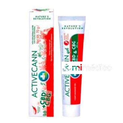 ACTIVECANN CBD+CBG GEL EFECTO CALOR 75ML. ANNABIS