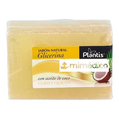 JABON DE GLICERINA CON COCO 120GR. ARTESANIA
