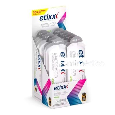 ETIXX ISOTONIC ENERGY GEL SABOR MANZANA 12UD. ETIXX
