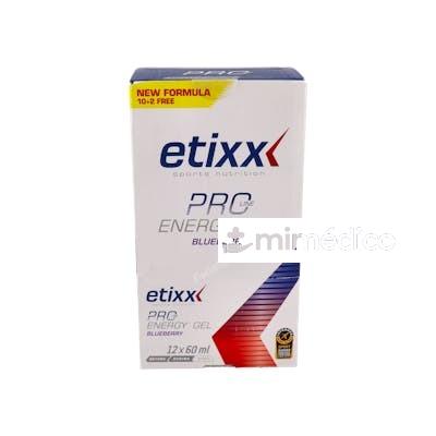 ETIXX DOUBLE CARB ENERGY ARANDANO GEL 12UDSX60ML. ETIXX