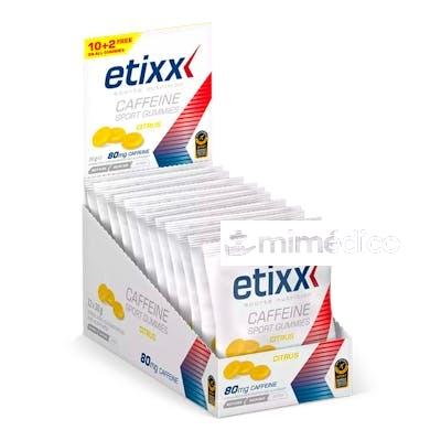 ETIXX SPORT GUMMIES CAFEINA CITRUS 12UDS. ETIXX