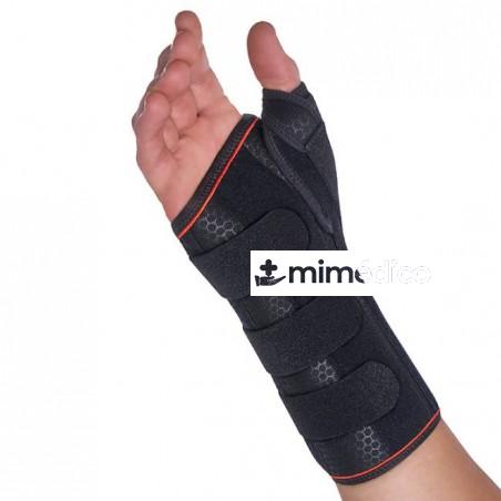 MUÑEQUERA INMOVILIZADORA CON FERULA PALMAR Y PULGAR MANUTEC  ORLIMAN TALLA S-IZDA