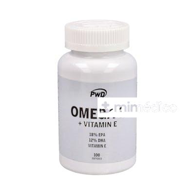 OMEGA 3 + VIT. E 1000MG. 100PERLAS PWD NUTRITION
