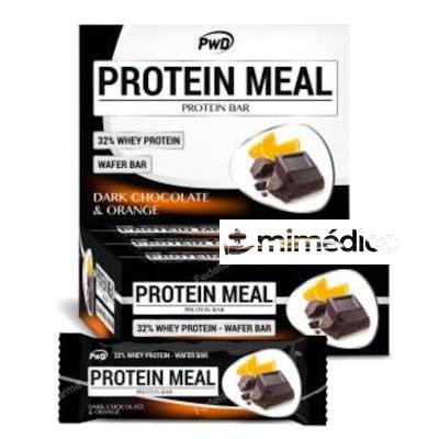 PROTEIN MEAL BARRITAS  CHOCOLATE NEGRO-NARANJA 12U PWD NUTRITION
