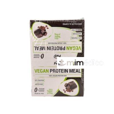 VEGAN PROTEIN MEAL BARRITAS CHOCO-COFFEE 12UDS. PWD NUTRITION