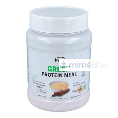 GREEN PROTEIN MEAL CREME BRULE-CINNAMON 450GR. PWD NUTRITION