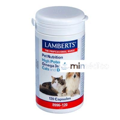 PET NUTRITION (OMEGA 3) PERRO GATO 120CAP. VET LAMBERTS